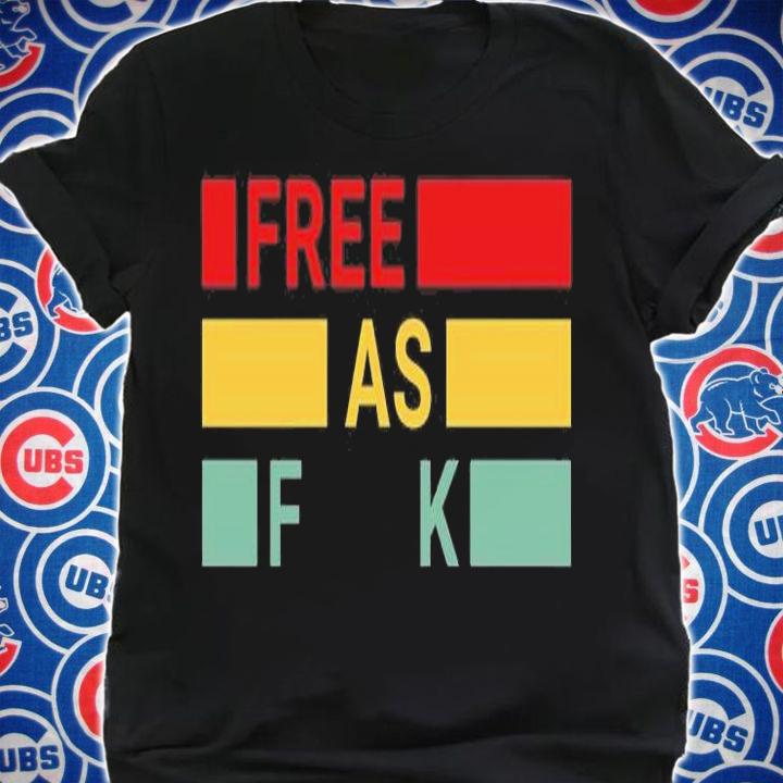 Retro Free As Fuck Tee Shirt, Kyle Rittenhouse Free As Fk T-Shirt t-shirt shirt