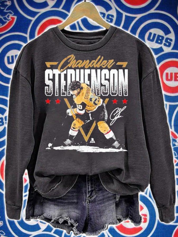 Chandler Stephenson Vegas Triangle Name Vegas Hockey Shirt t-shirt sweatshirt