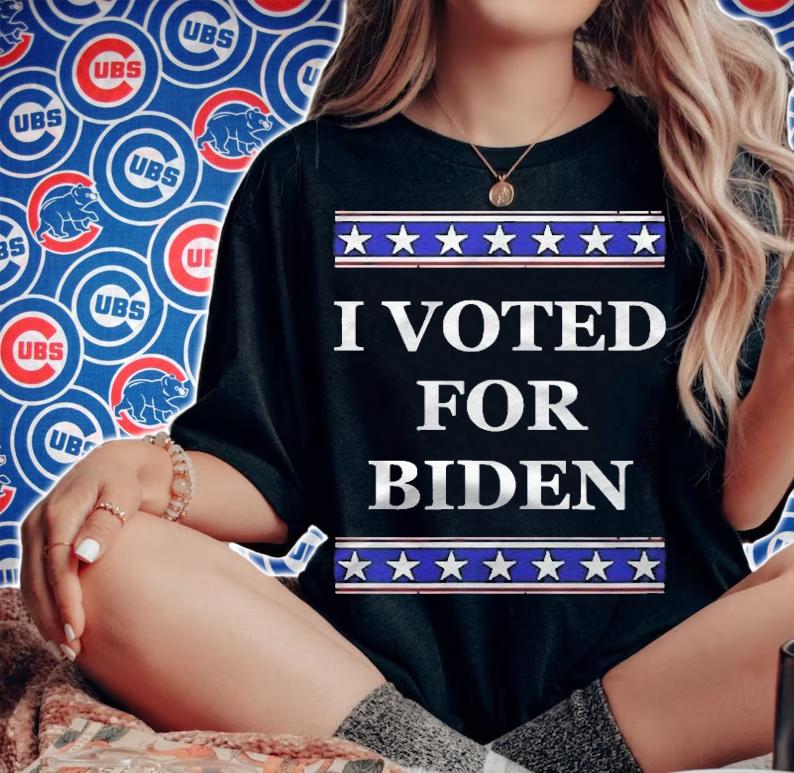 I Voted For Biden Pro Joe Biden Democrats Liberals Gifts T-shirt t-shirt woman shirt