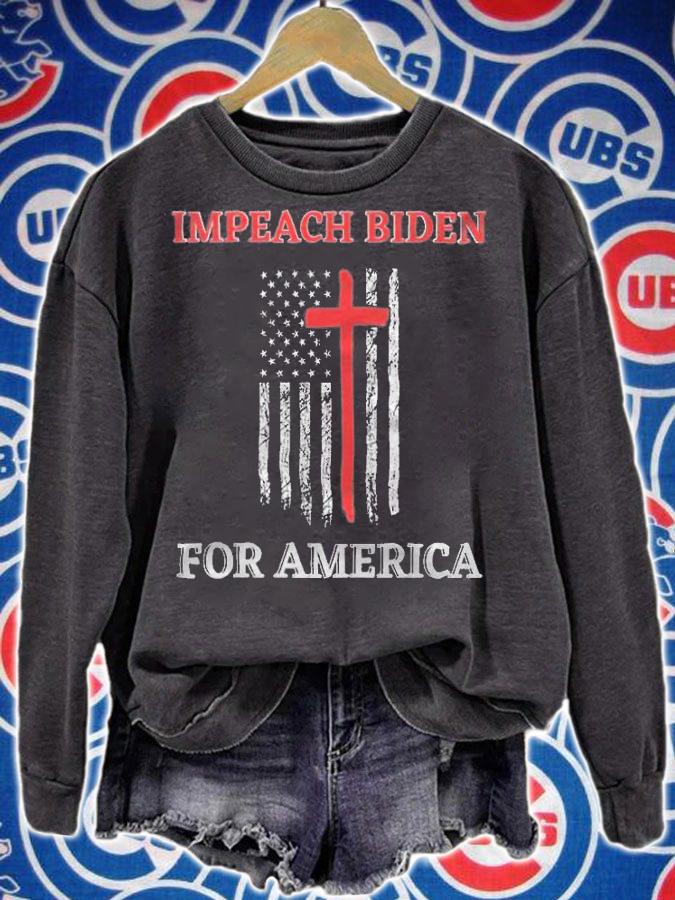 Impeach Joe Biden, Impeach 46 Political For America T-Shirt t-shirt sweatshirt