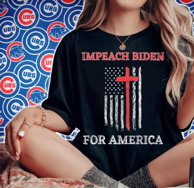 Impeach Joe Biden, Impeach 46 Political For America T-Shirt t-shirt woman shirt