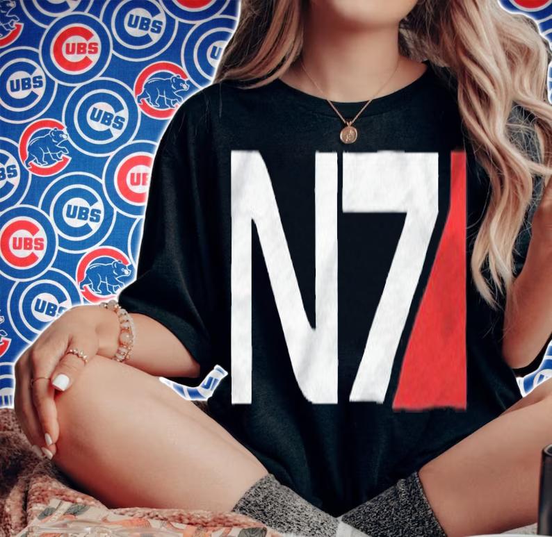 Mass Effect N7 logo T-shirt t-shirt woman shirt