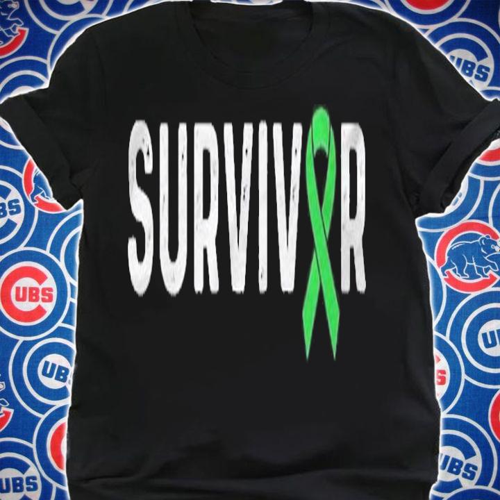 Mental Health Awareness Products Green Ribbon Survivor Shirt t-shirt shirt