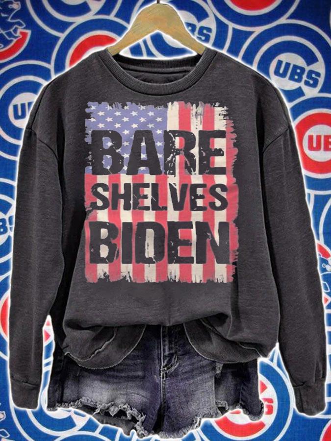 Official bare Shelves Biden USA Flag Retro Vintage T-Shirt t-shirt