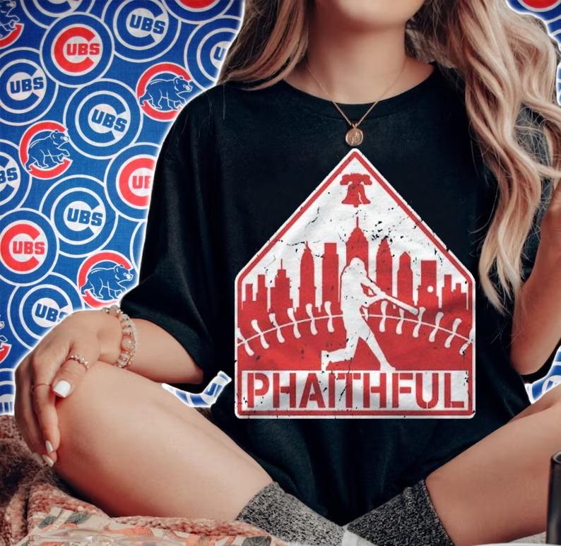 Philadelphia City Phaithful Philly Fan Baseball Home Plate Shirt t-shirt woman shirt