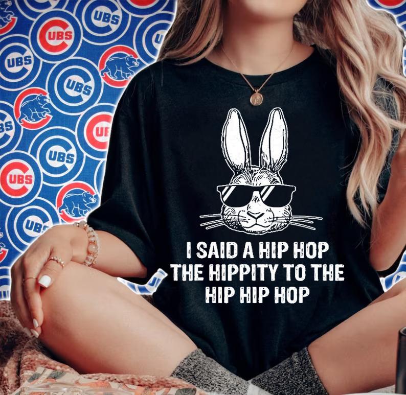 Sunglass Bunny Hip Hop Hippity Cool Bunny Face Easter T-Shirt t-shirt woman shirt