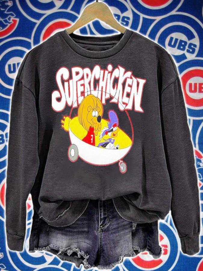 Tribute To Jay Ward And Chicken Cartoon Super Chicken Shirt t-shirt sweatshirt