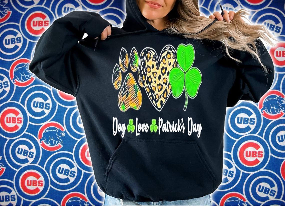 Dog Love Patricks Day 2022 T-Shirt t-shirt hoodie