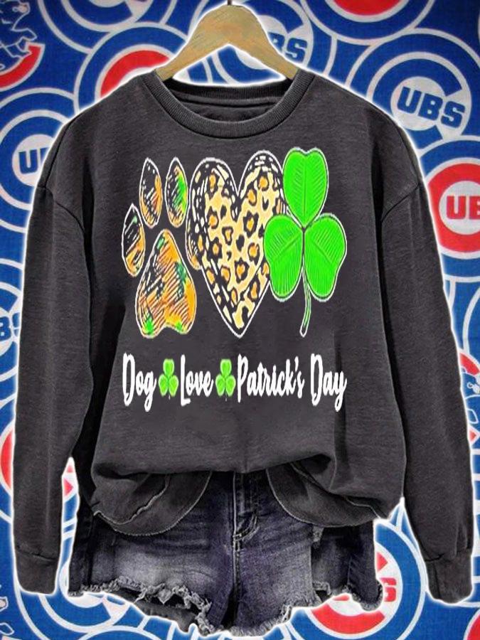 Dog Love Patricks Day 2022 T-Shirt t-shirt sweatshirt