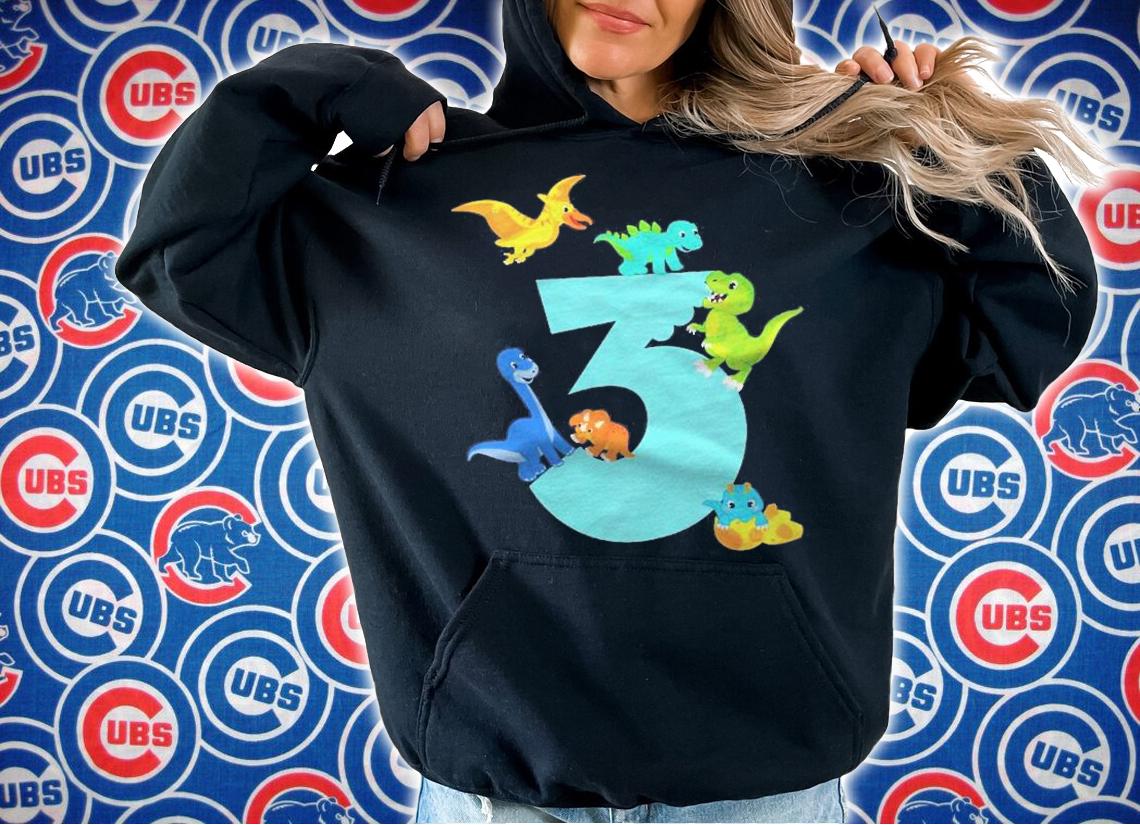Kids 3 Years Old Dinosaur Toy Dino 3Rd Birthday Boy Shirt t-shirt hoodie