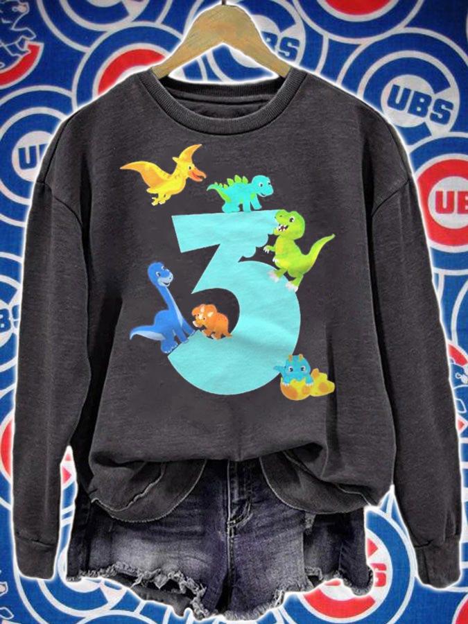 Kids 3 Years Old Dinosaur Toy Dino 3Rd Birthday Boy Shirt t-shirt sweatshirt