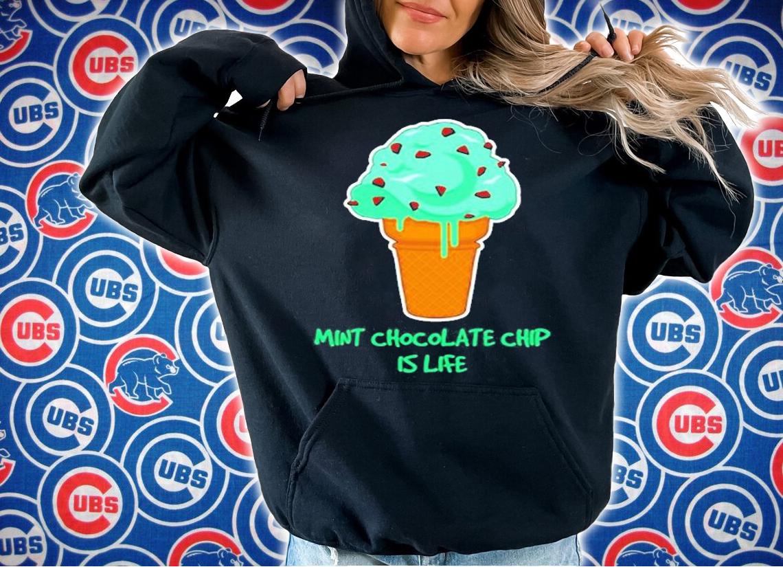 Life Funny Ice Cream Quote Mint Chocolate Chip T-Shirt t-shirt hoodie