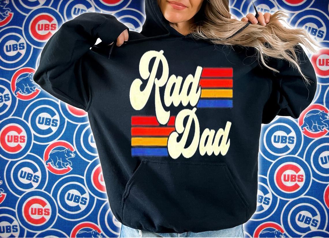 Mens Rad Dad Retro Fathers Day T-Shirt t-shirt hoodie