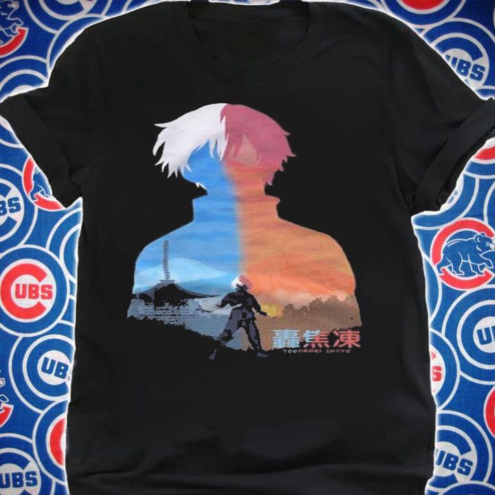 My Hero Academia Todoroki Shoto character's shadow T-shirt t-shirt shirt