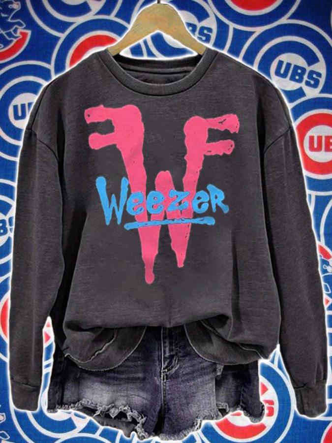Weezer logo T-shirt t-shirt sweatshirt