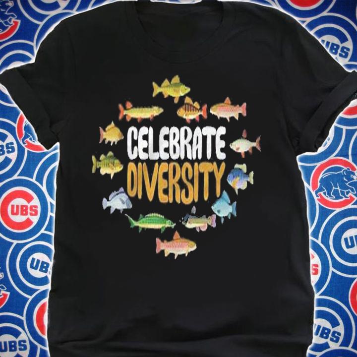 Celebrate Diversity Anglers Fishing Apparel Freshwater Fish Shirt