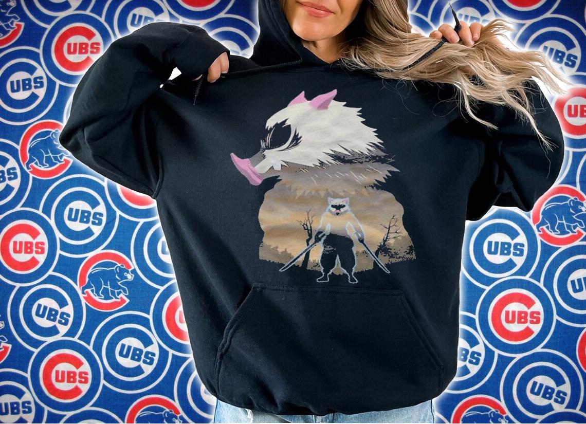 Demon Slayer Hashibira Inosuke character's shadow T-shirt hoodie