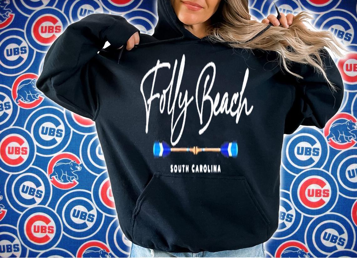 Folly Beach South Carolina Sc Oars Graphic T-Shirt hoodie