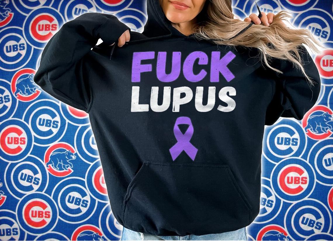 Fuck Lupus Awareness Purple Ribbon Support Fighter Warrior shirt hoodie