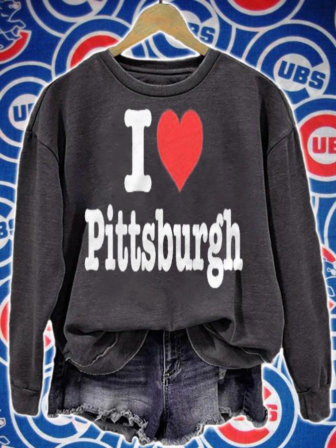 I Love Pittsburgh  I Heart Pittsburgh Shirt sweatshirt