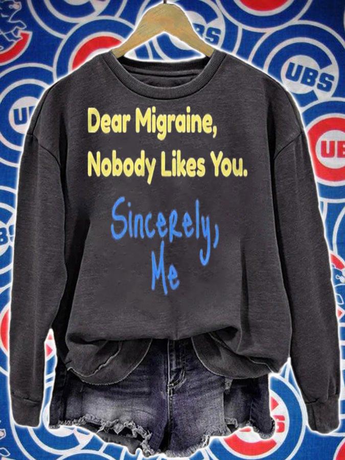 Migraine Awareness For People Suffer From Migraine T-shirt sweatshirt