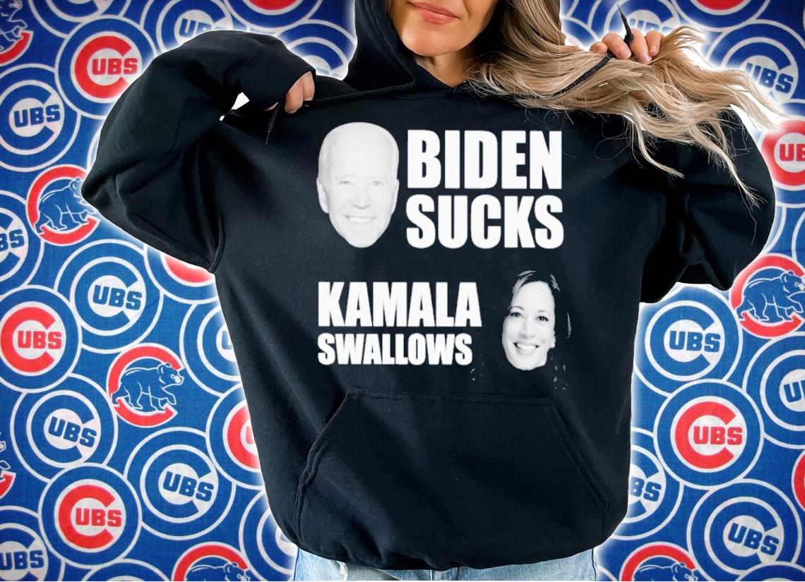 Official Biden Sucks Kamala Swallows Shirt hoodie