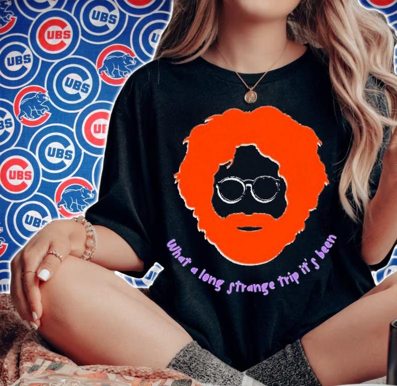 Orange Grateful What A Long Strange Trip It's Been Shirt woman shirt