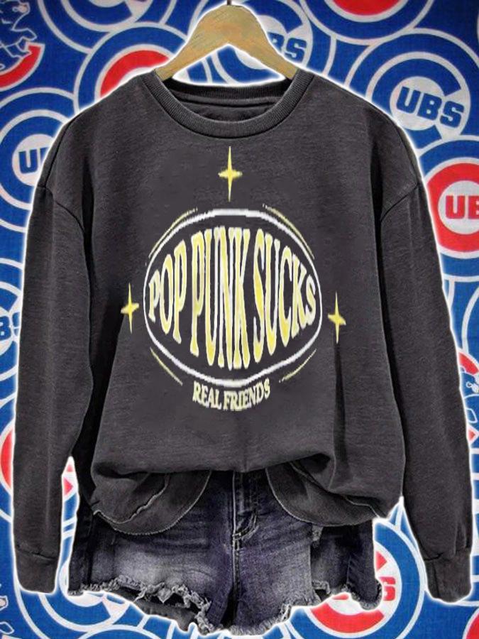 Real Friends pop punk sucks T-shirt sweatshirt