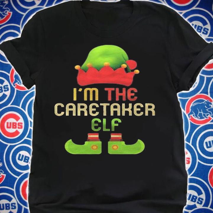 Caretaker Elf Christmas Matching Family Pajama Christmas Shirt