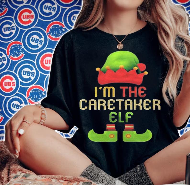 Caretaker Elf Christmas Matching Family Pajama Christmas Shirt