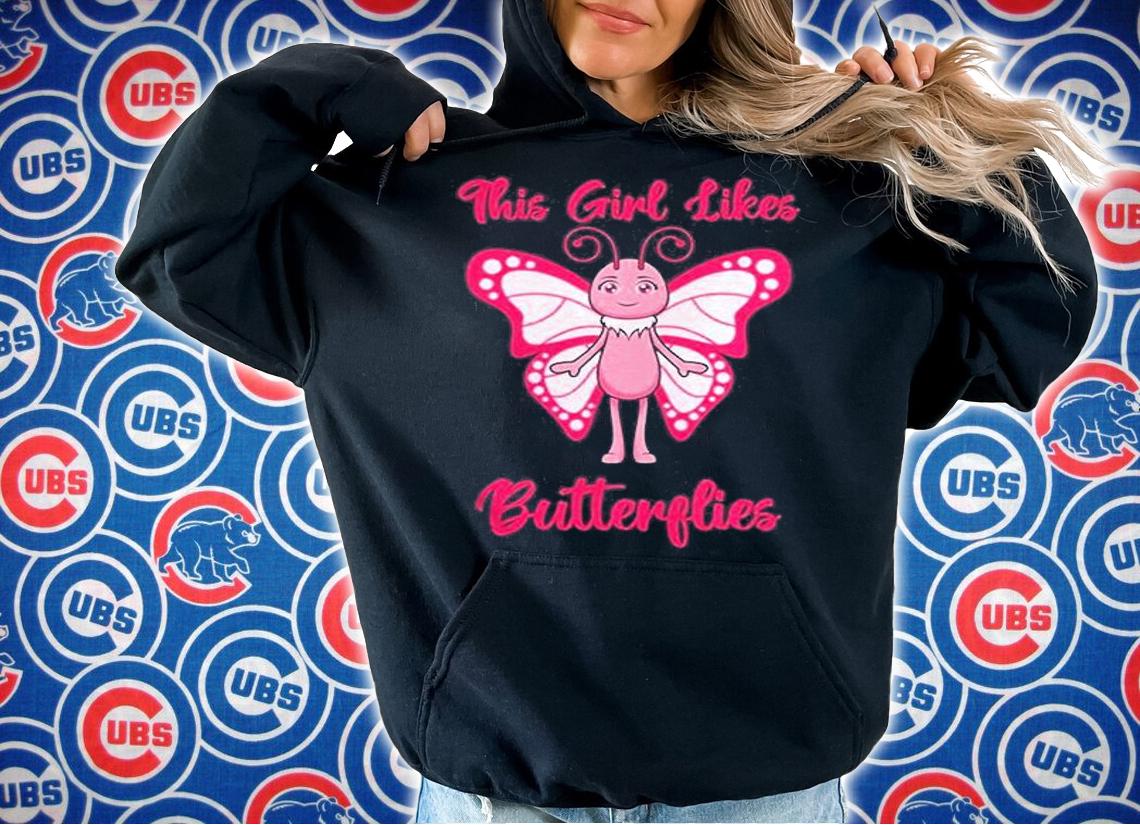 Girl Likes Butterflies Nature Wildlife Shirt hoodie
