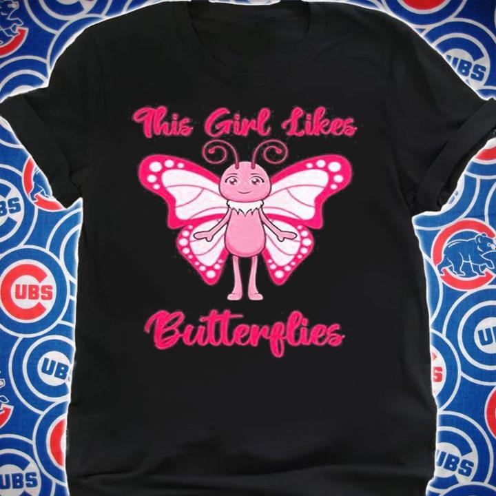 Girl Likes Butterflies Nature Wildlife Shirt shirt