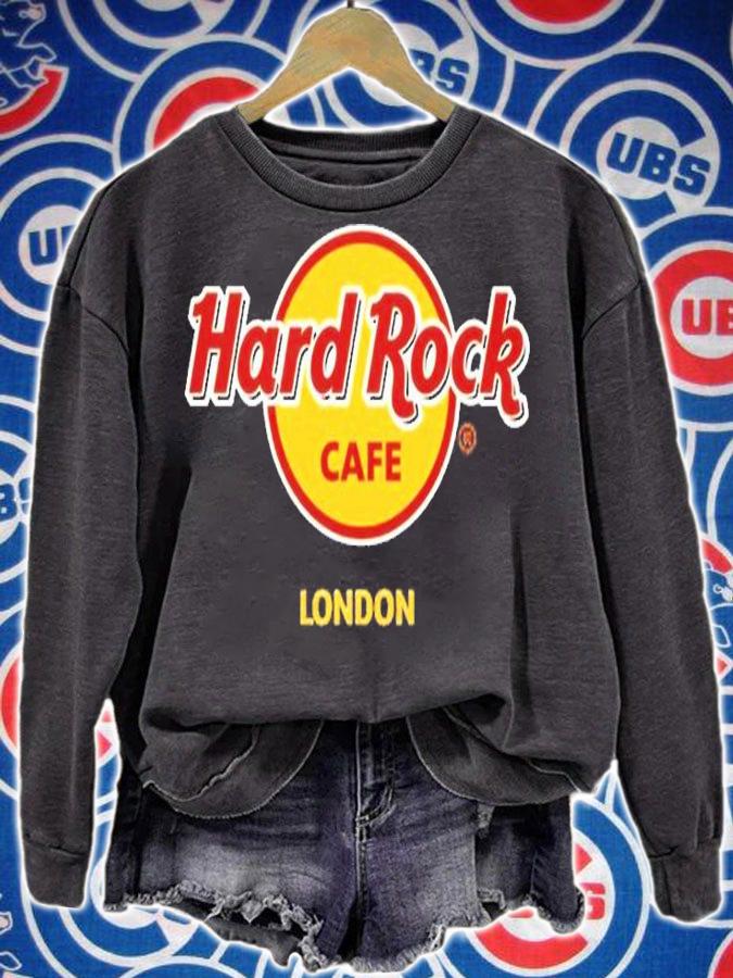 Hards Rocks Cafe London Logo T-Shirt sweatshirt