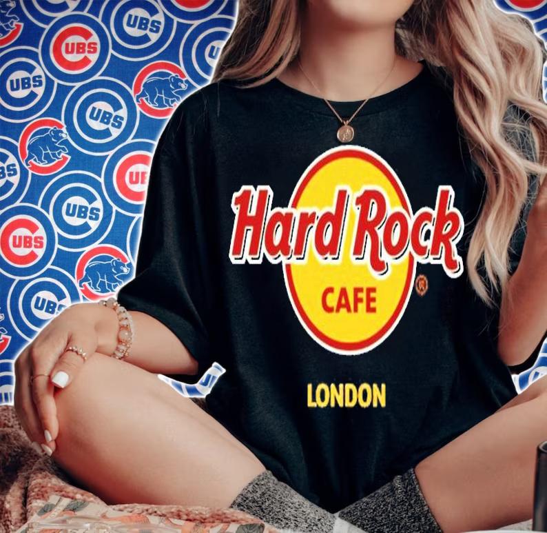 Hards Rocks Cafe London Logo T-Shirt woman shirt