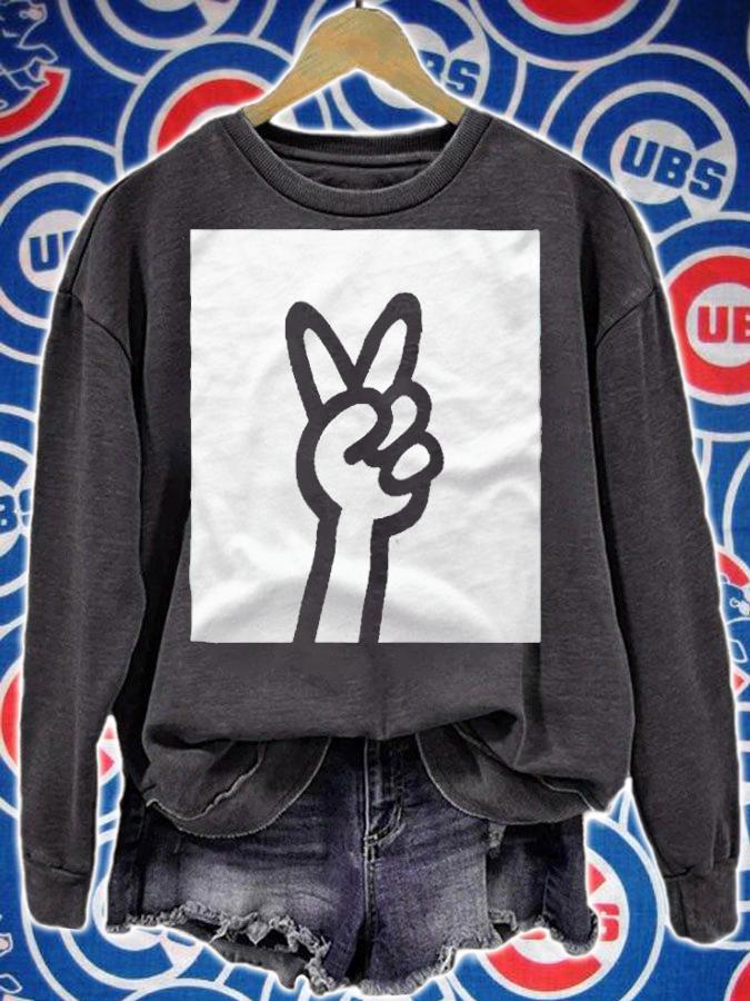 Little Caesars Peace Sign T-shirt sweatshirt