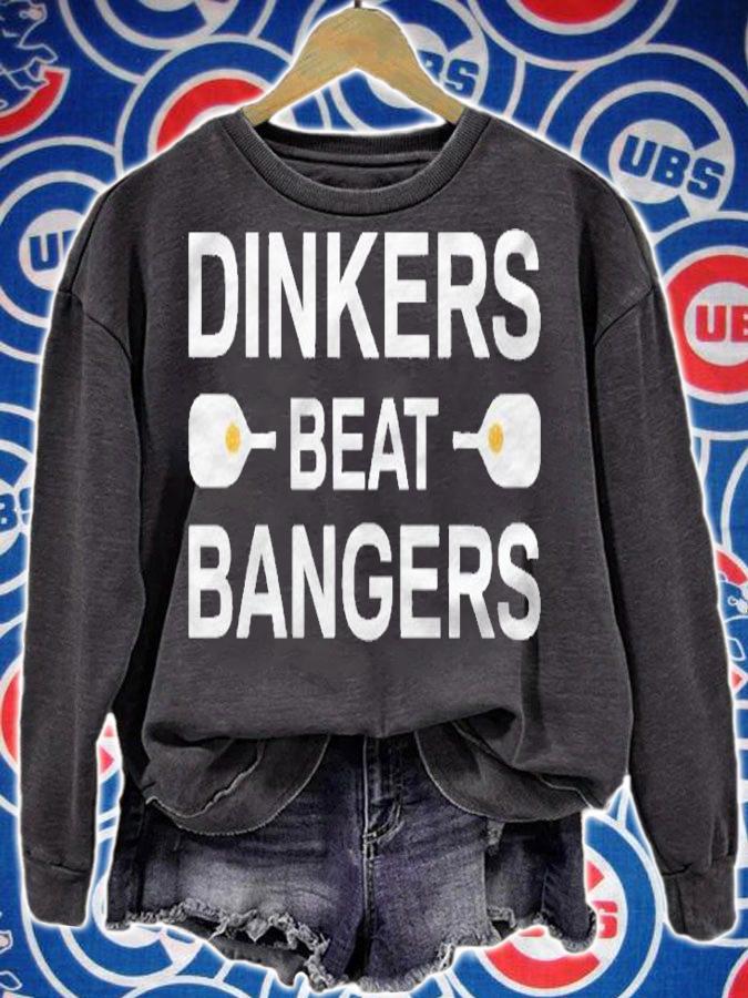 Mens Pickleball Dinkers Beat Bangers For Men Pickle Shirt sweatshirt