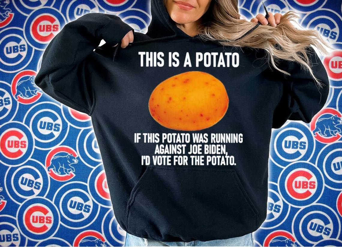 This Is A Potato If This Potato Was Running Against Joe Biden I'd Vote For The Potato Shirt hoodie