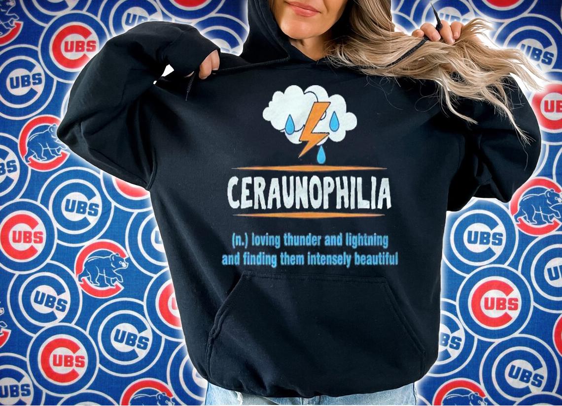Ceraunophilia Thunder Lightnings Beautiful Thunderstorm Gift Shirt hoodie