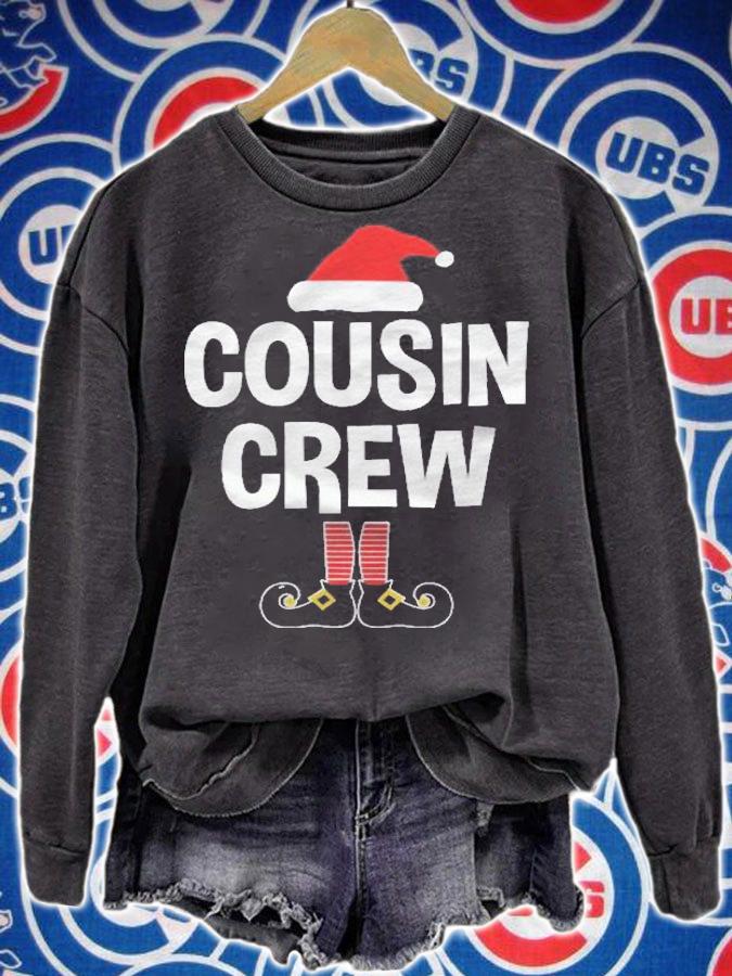 Cousin Crew Elf Shirt Family Matching Christmas Pajamas Shirt sweatshirt