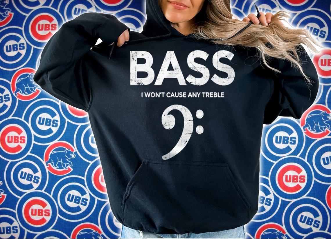 I Wont Cause Any Treble (Antique White) Bass Player Shirt