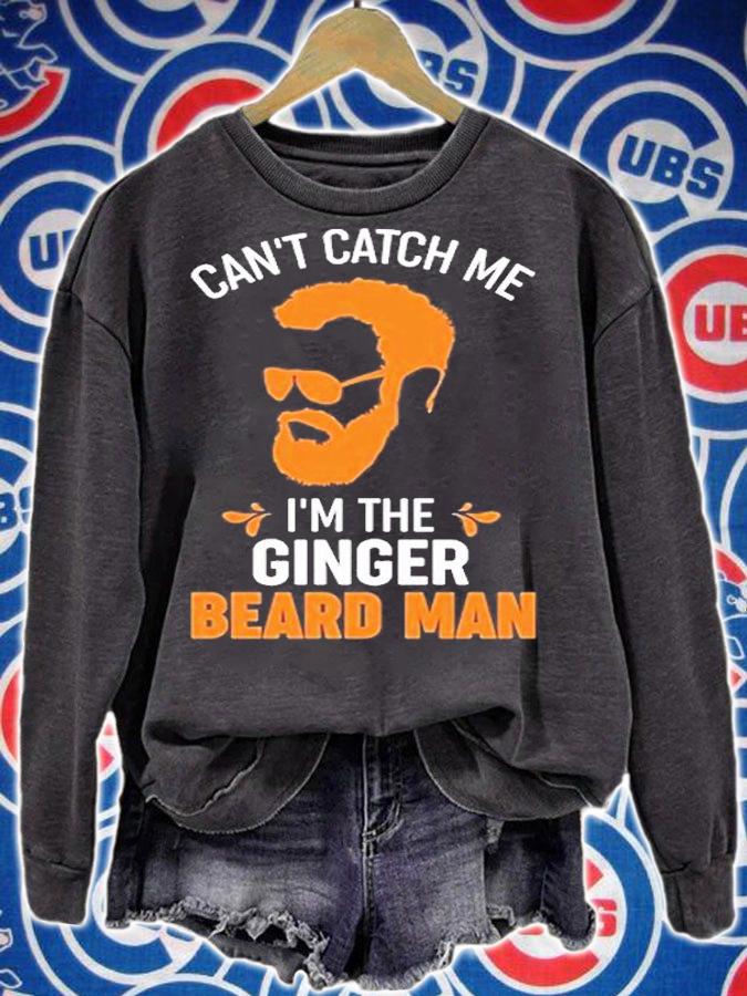 Cant Catch Me Im The Gingerbeard Man T-Shirt