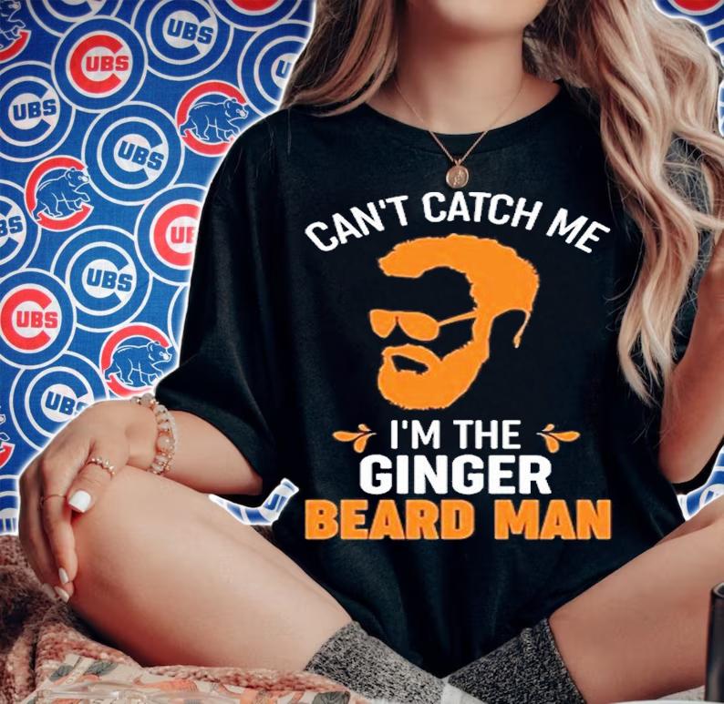 Cant Catch Me Im The Gingerbeard Man T-Shirt