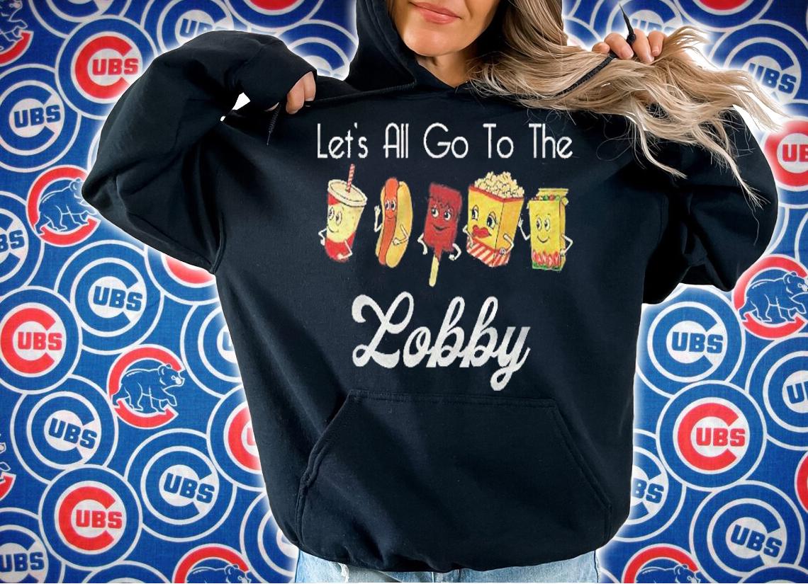 Lets All Go To The Lobby Retro Movie Theatre shirt