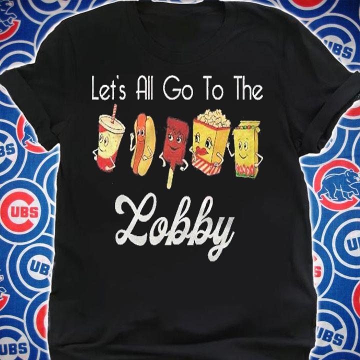 Lets All Go To The Lobby Retro Movie Theatre shirt