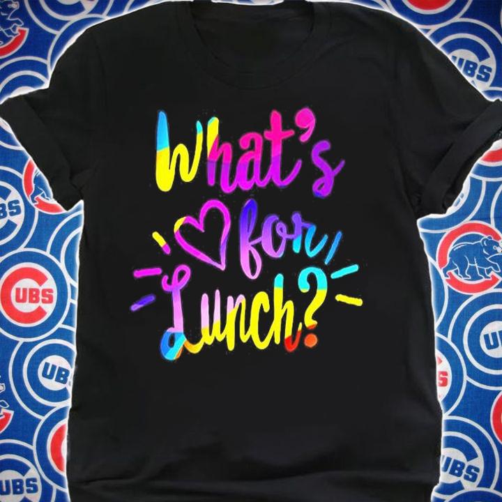 Lunch Lady What's For Lunch T-Shirt shirt