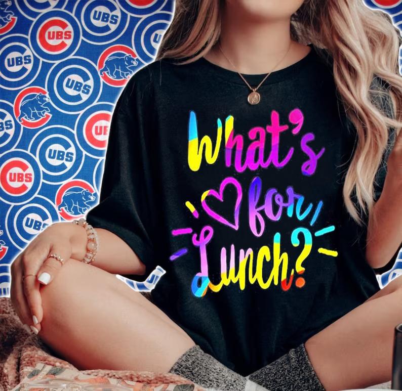 Lunch Lady What's For Lunch T-Shirt woman shirt
