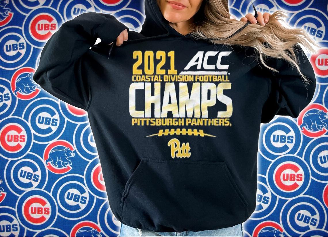 Pittsburgh Panthers 2021 Acc Coastal Division Football Champs logo T-shirt