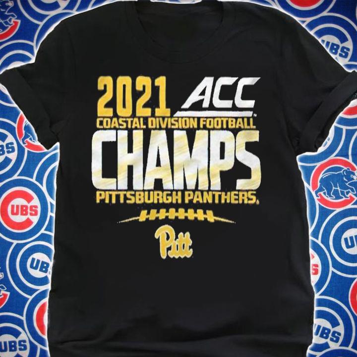 Pittsburgh Panthers 2021 Acc Coastal Division Football Champs logo T-shirt