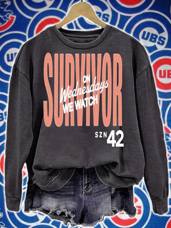 Survivor On Wednesdays We Watch T-Shirt sweatshirt