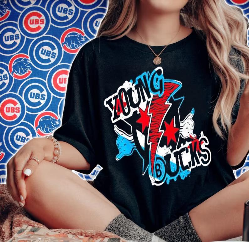 Chicago Flag PWT Retail Exclusive Young Bucks Shirt woman shirt